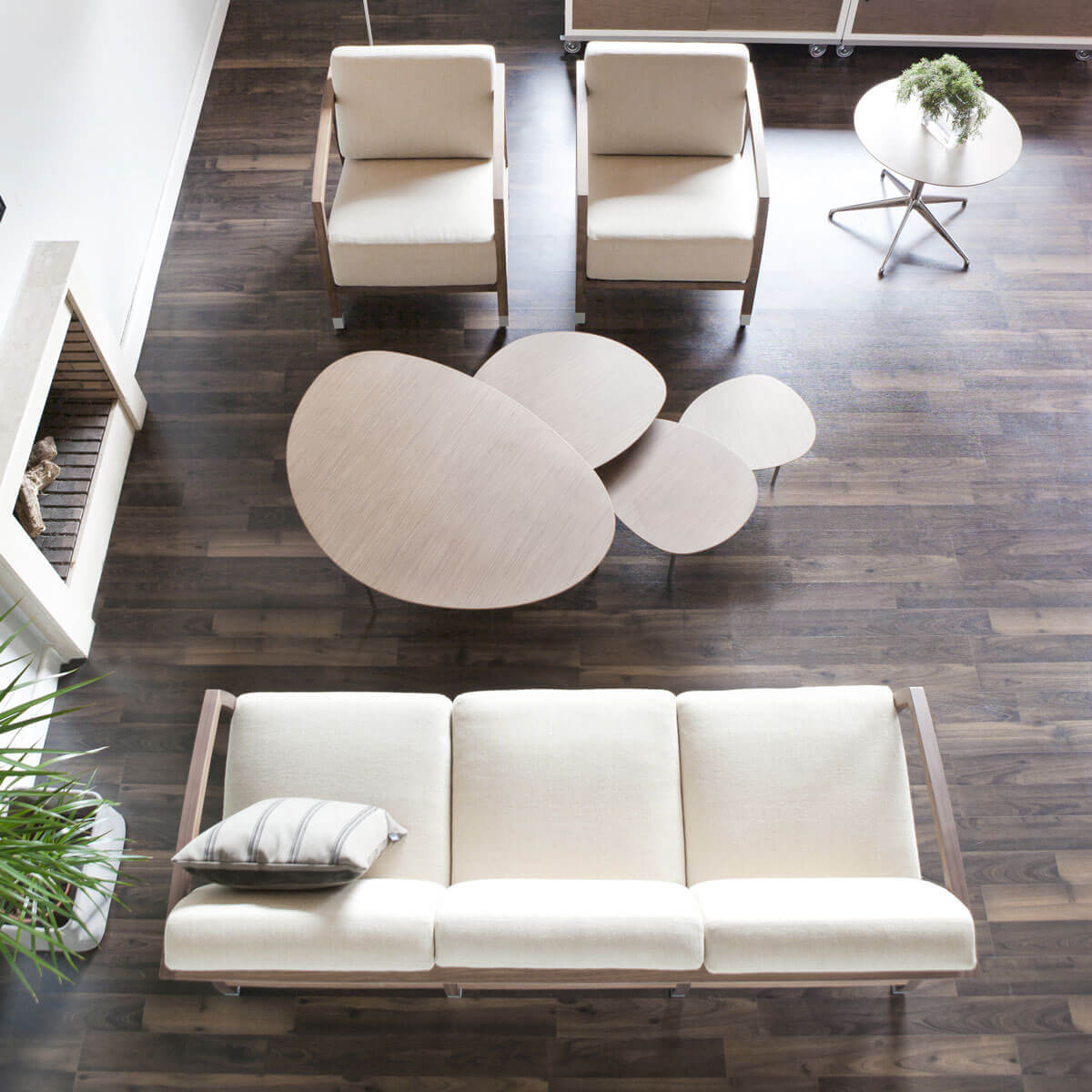 Mesa auxiliar Eclipse Roble alpi - Stua