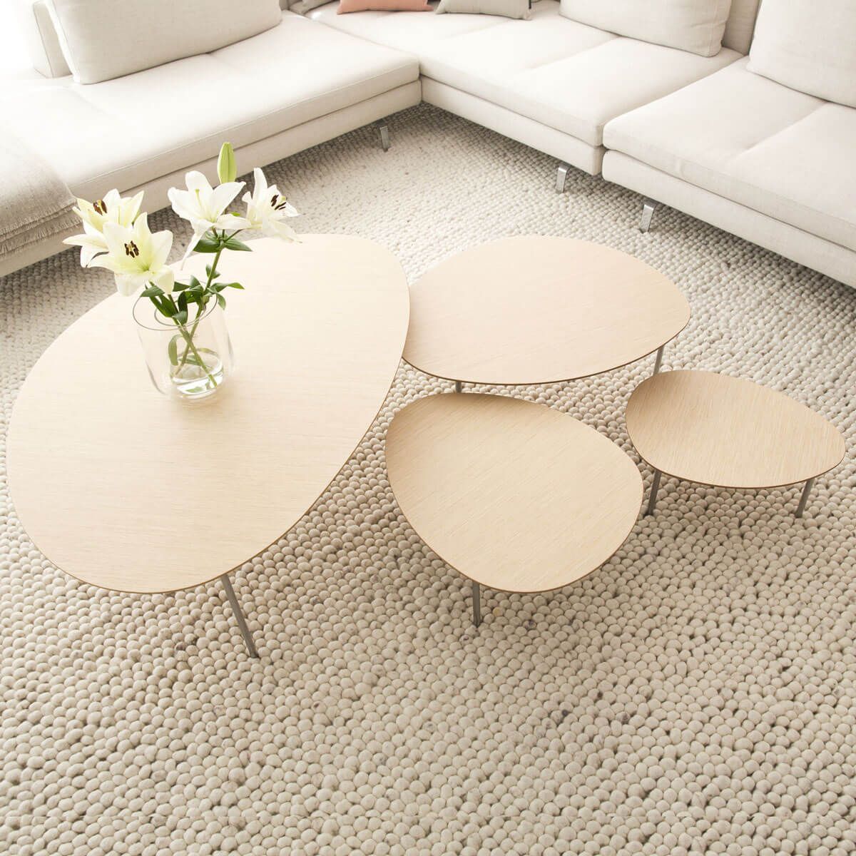 Mesa auxiliar Eclipse Roble alpi - Stua