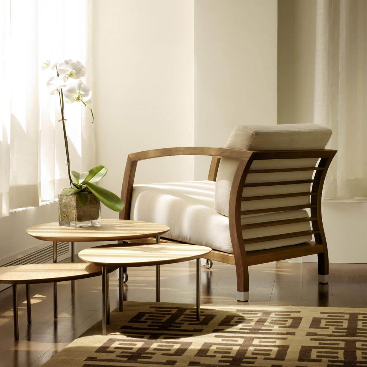 Mesa auxiliar Eclipse Roble alpi - Stua