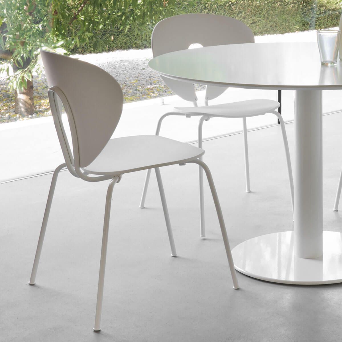 Silla Globus Polipropileno blanco - Stua Silla Globus Polipropileno blanco - Stua
