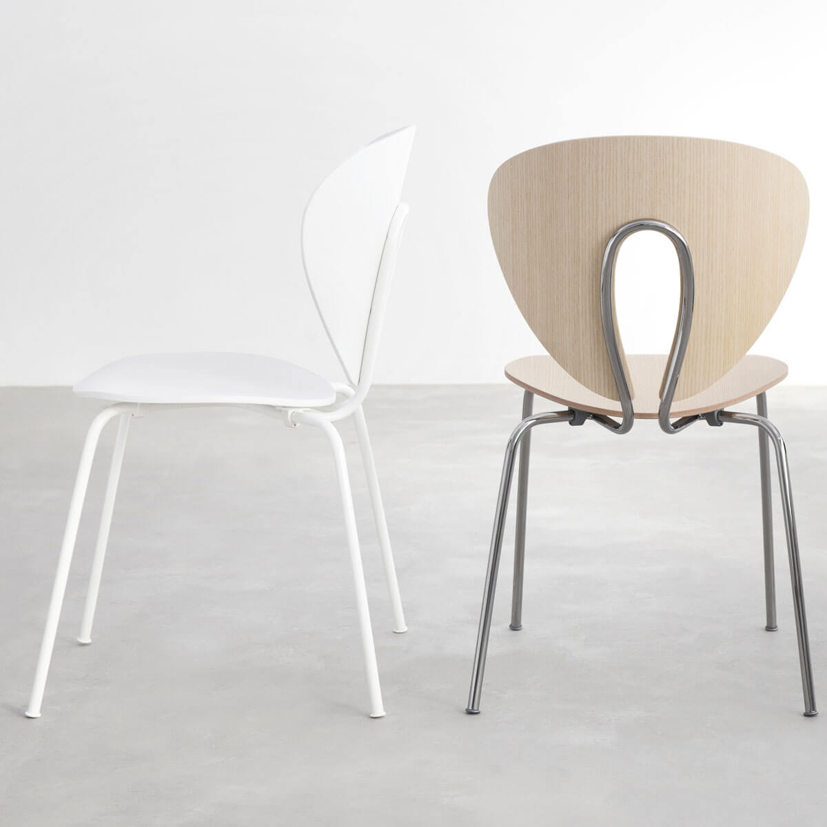 Silla Globus Polipropileno blanco - Stua Silla Globus Polipropileno blanco - Stua