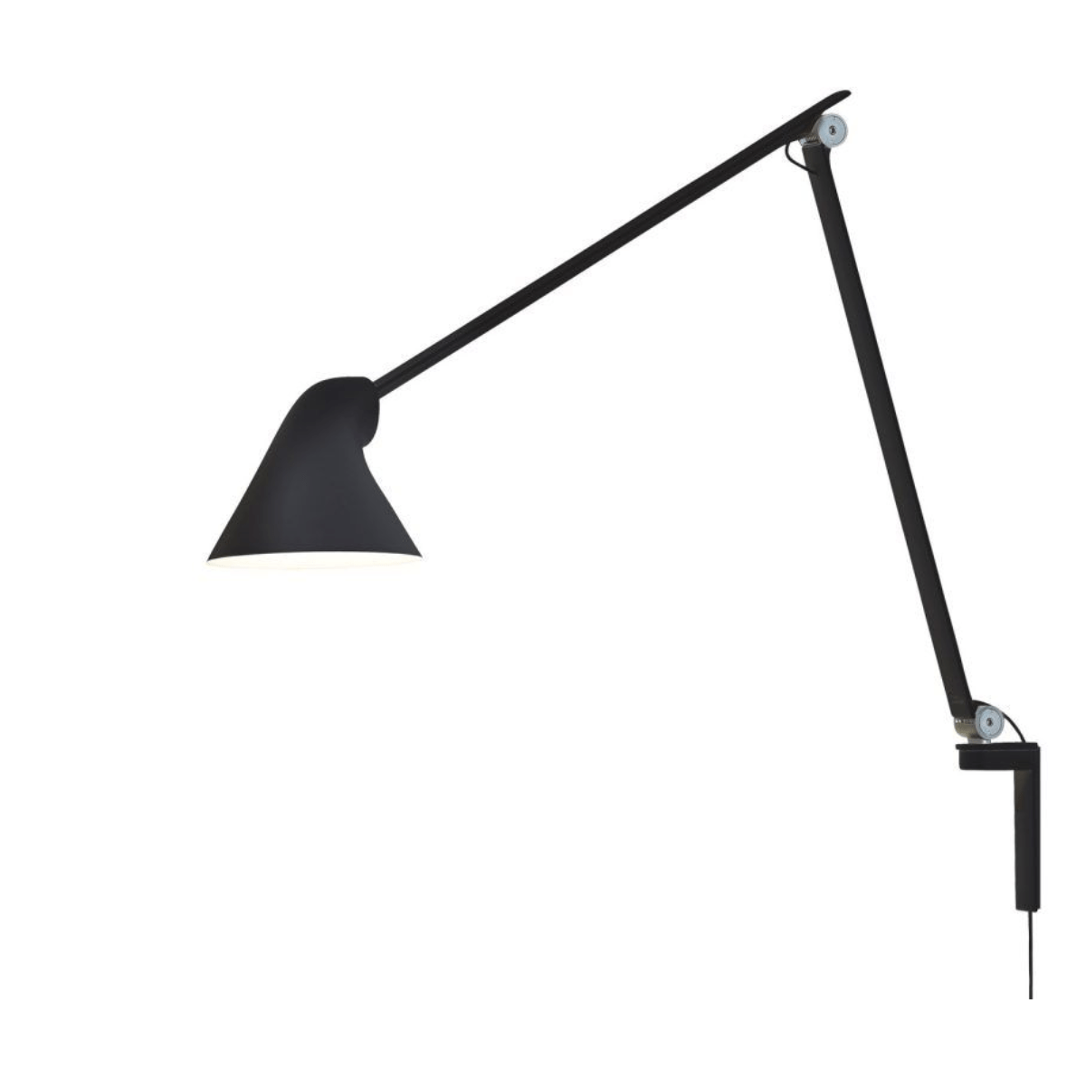 Lámpara NJP Pared Negro - Louis Poulsen