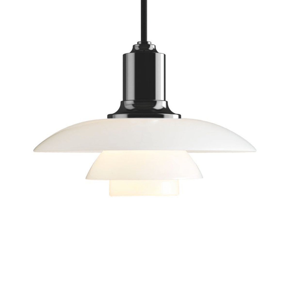 Lámpara PH 2/1 Suspendida Negro - Louis Poulsen