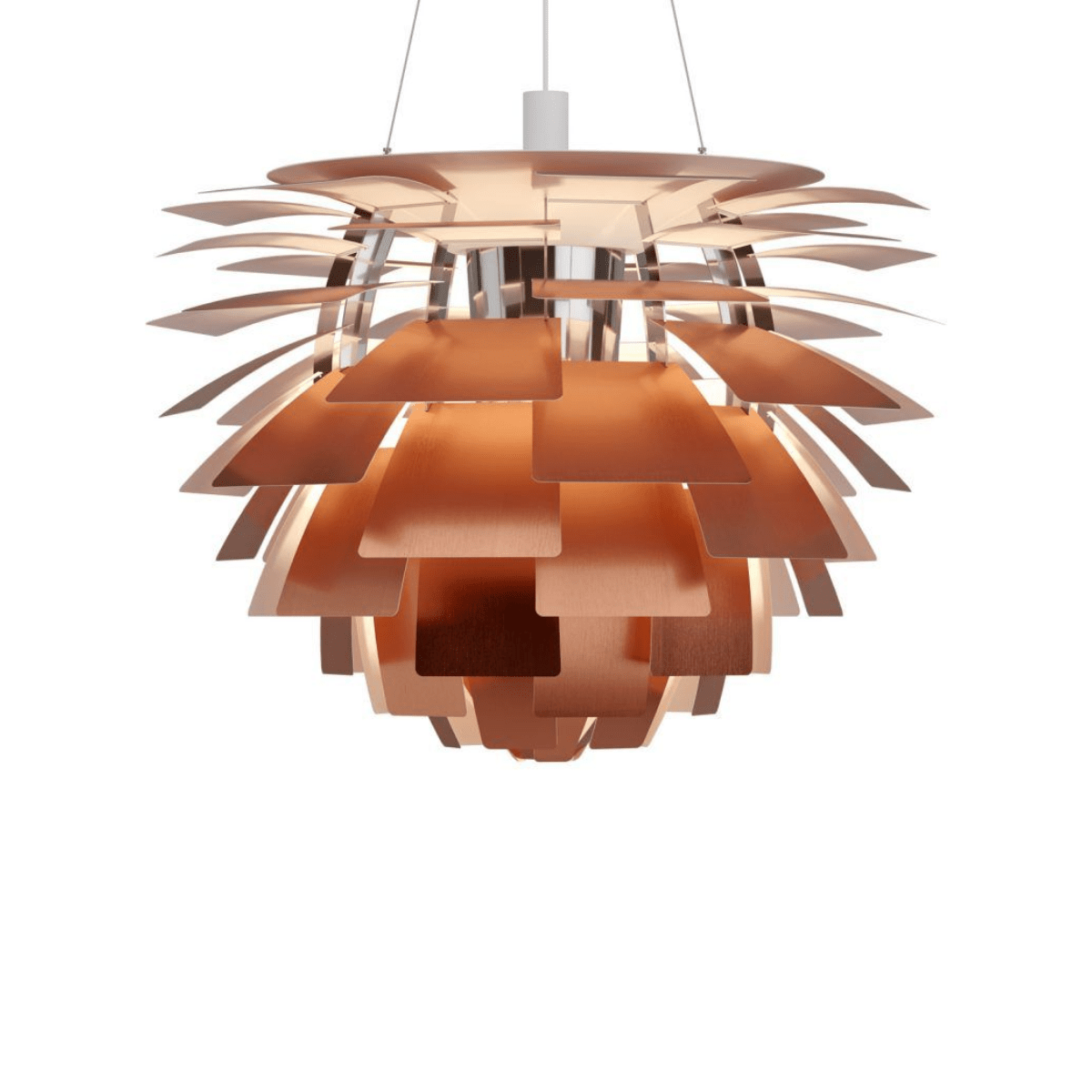 ph-artichoke-84-cobre-louispoulsen-red Lámpara PH Artichoke Cobre 84 - Louis Poulsen