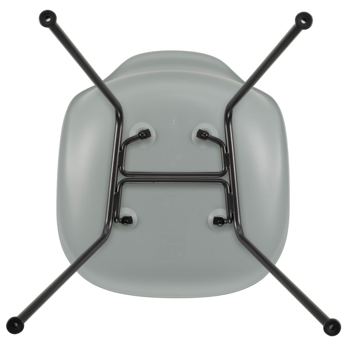 Silla Eames Plastic Chair DSX Gris glacial - Vitra Silla Eames Plastic Chair DSX Gris glacial - Vitra