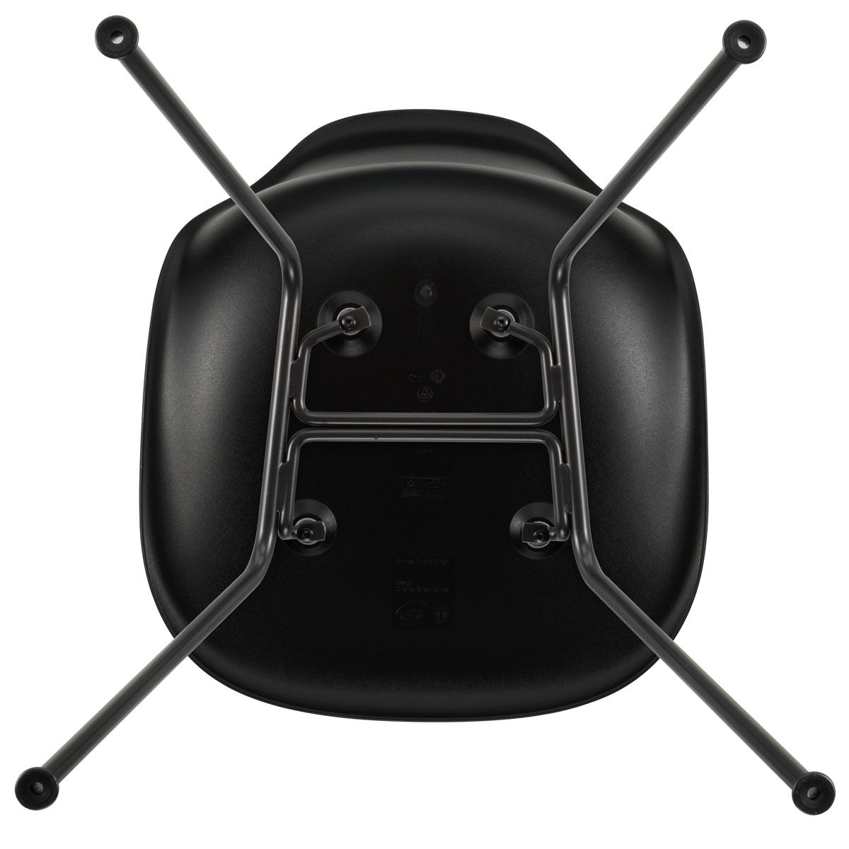 Silla Eames Plastic Chair DSX Negro - Vitra¡ Silla Eames Plastic Chair DSX Negro - Vitra¡