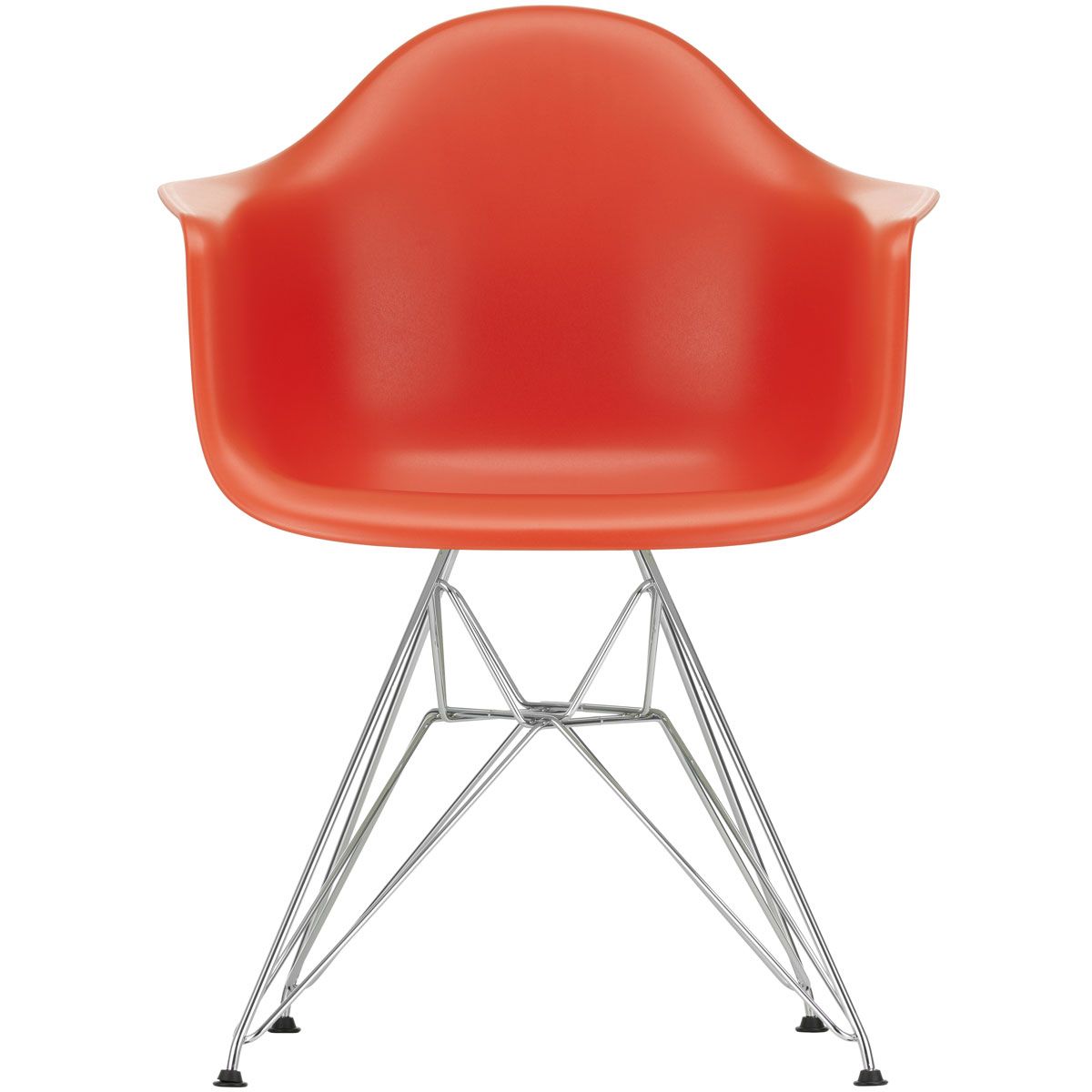 Silla Eames Plastic Chair DAR Rojo amapola - Vitra Silla Eames Plastic Chair DAR Rojo amapola - Vitra