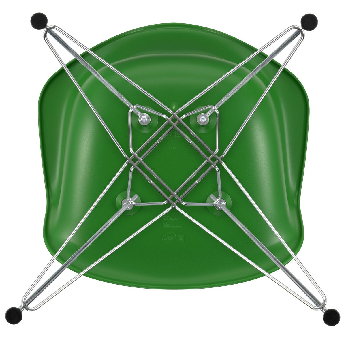 Silla Eames Plastic Chair DAR Verde - Vitra
