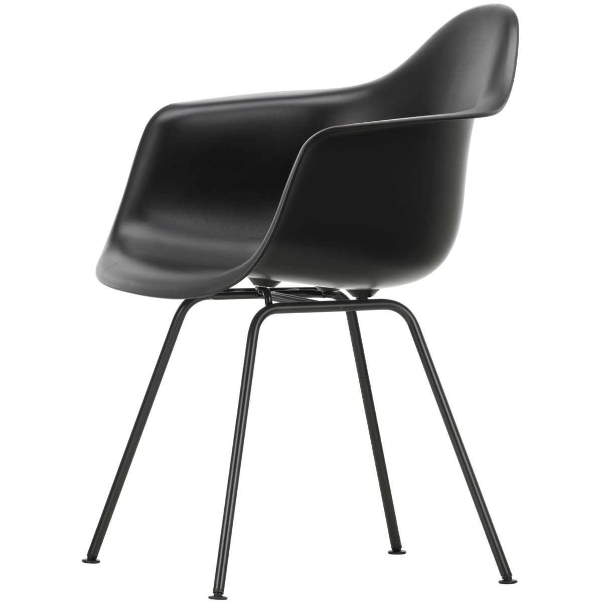 Sillón Eames Plastic Armchair DAX Negro - Vitra