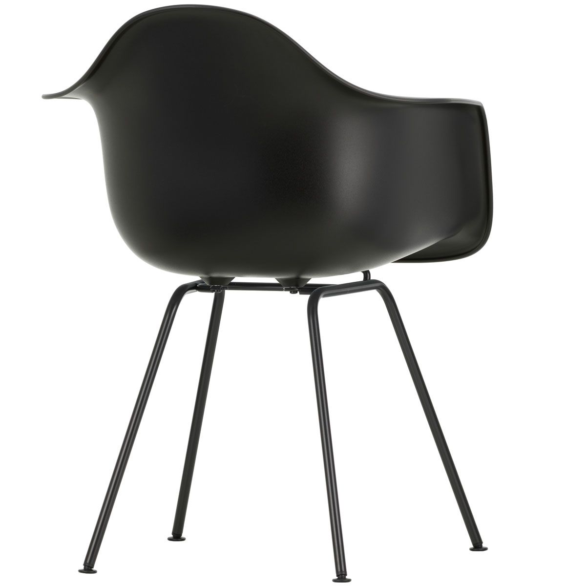 Sillón Eames Plastic Armchair DAX Negro - Vitra