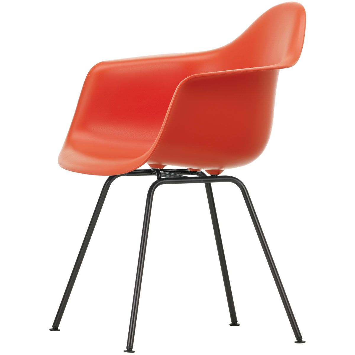 Sillón Eames Plastic Armchair DAX Rojo amapola - Vitra Sillón Eames Plastic Armchair DAX Rojo amapola - Vitra