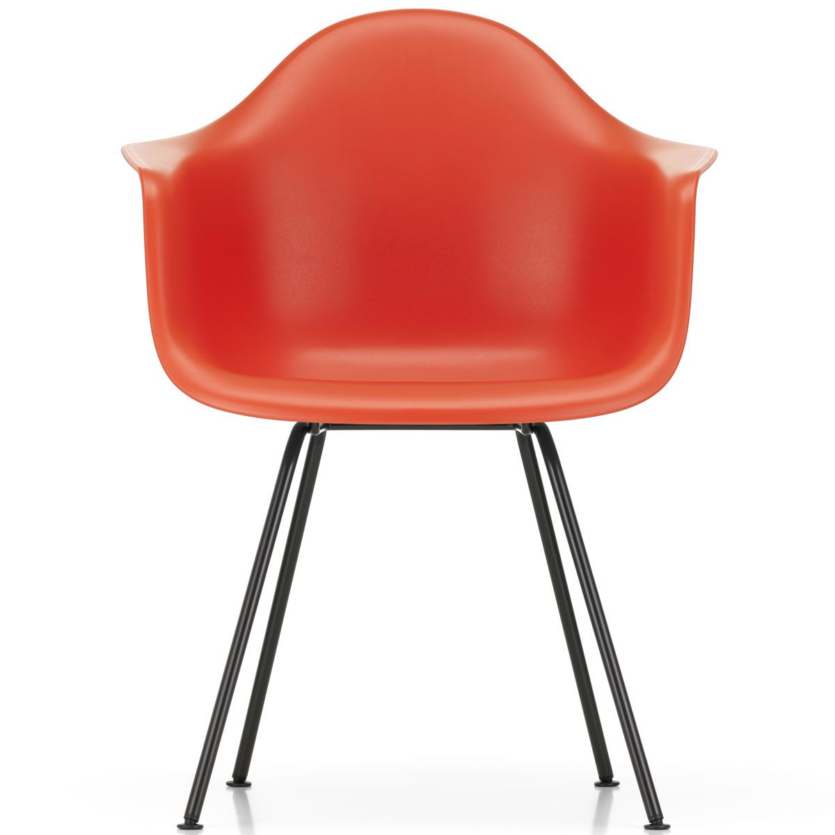 Sillón Eames Plastic Armchair DAX Rojo amapola - Vitra Sillón Eames Plastic Armchair DAX Rojo amapola - Vitra