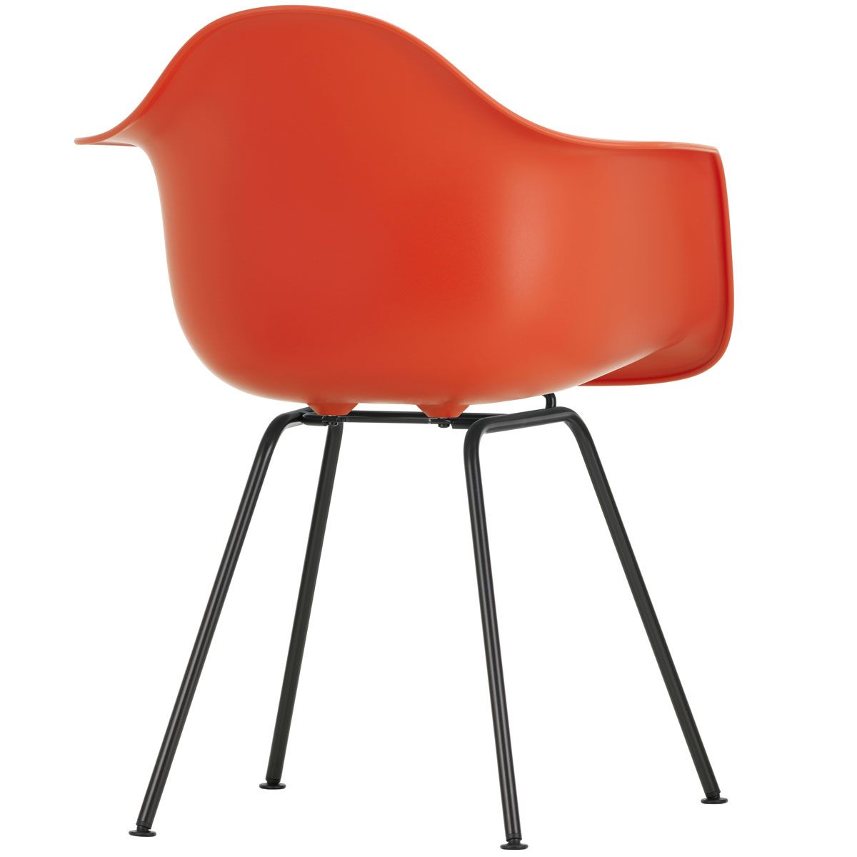 Sillón Eames Plastic Armchair DAX Rojo amapola - Vitra Sillón Eames Plastic Armchair DAX Rojo amapola - Vitra