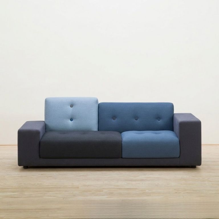 Sofá Polder Compact Blue – Vitra Sofá Polder Compact Blue - Vitra