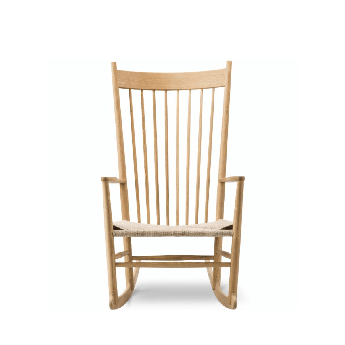 J16RockingChair-Mecedora-Roble-fredericia-red Mecedora J16 Rocking Chair Roble - Fredericia