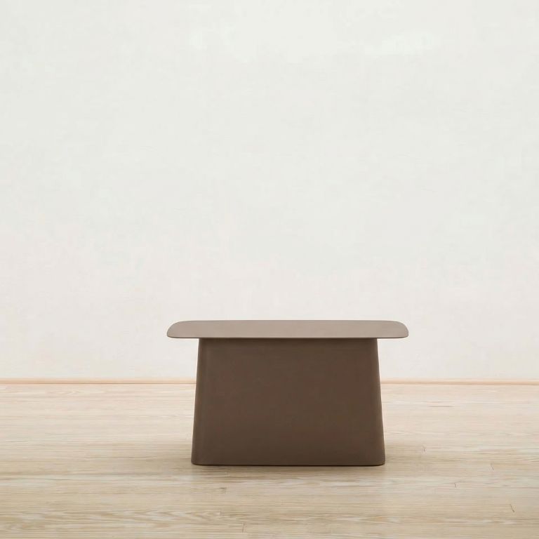 Mesa auxiliar Metal Side grande Chocolate – Vitra Mesa auxiliar Metal Side grande Chocolate - Vitra