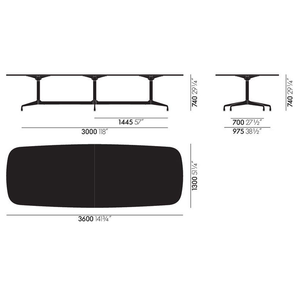 Mesa Eames Segmented Table Meeting 360 – Vitra Mesa Eames Segmented Table Meeting 360 – Vitra