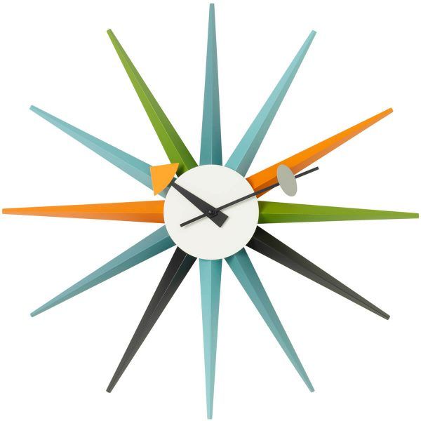 Reloj Sunburst Clock Multicolor - Vitra