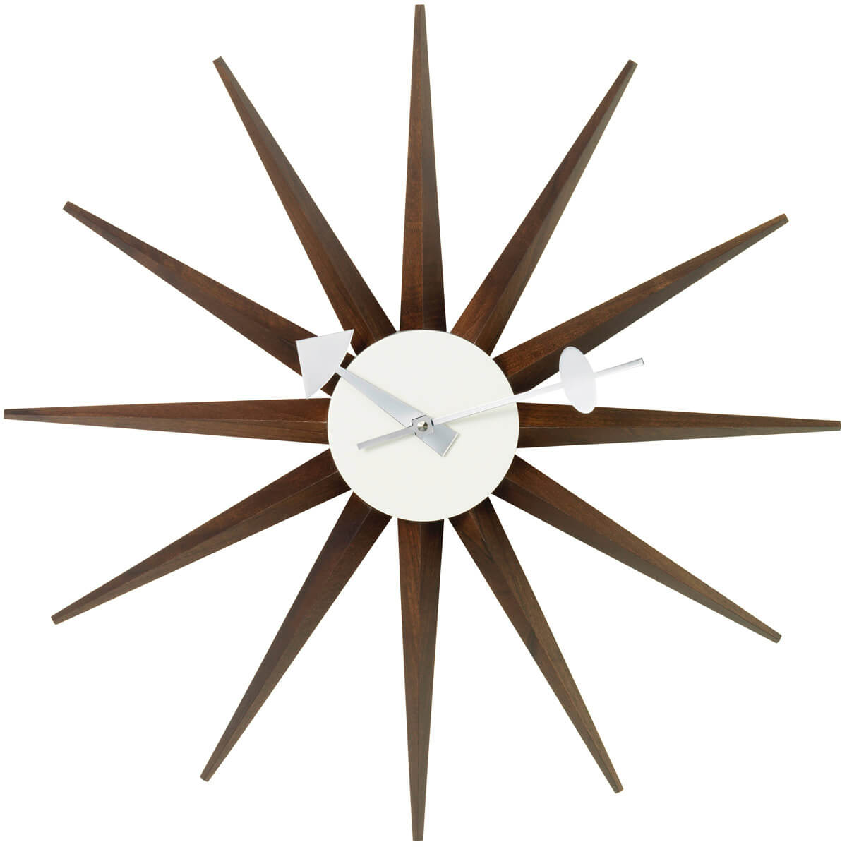 Reloj Sunburst Clock Nogal - Vitra Reloj Sunburst Clock Nogal - Vitra