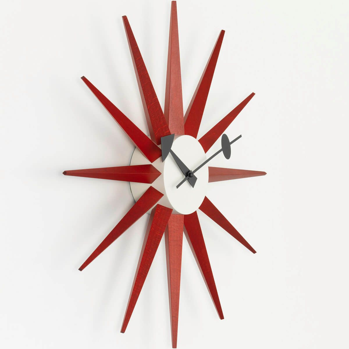 Reloj Sunburst Clock Rojo - Vitra Reloj Sunburst Clock Rojo - Vitra