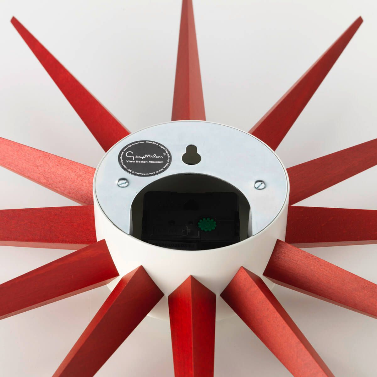 Reloj Sunburst Clock Rojo - Vitra Reloj Sunburst Clock Rojo - Vitra