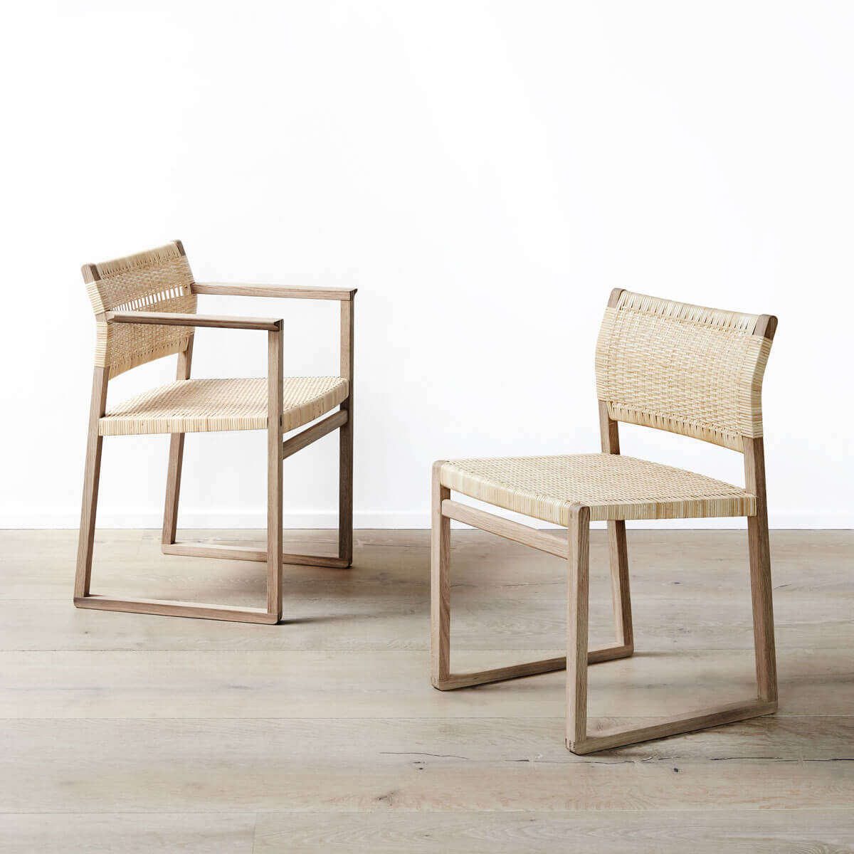 Silla BM61 Chair Cane Wicker - Fredericia