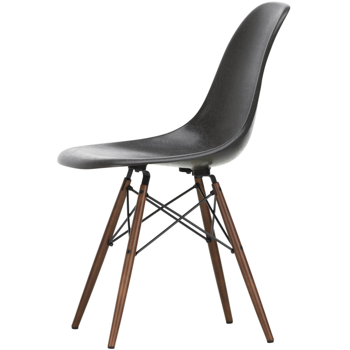 Silla Eames Fiberglass Side Chair DSW Elephant Hide Arce oscuro - Vitra Silla Eames Fiberglass Side Chair DSW Elephant Hide Arce oscuro - Vitra