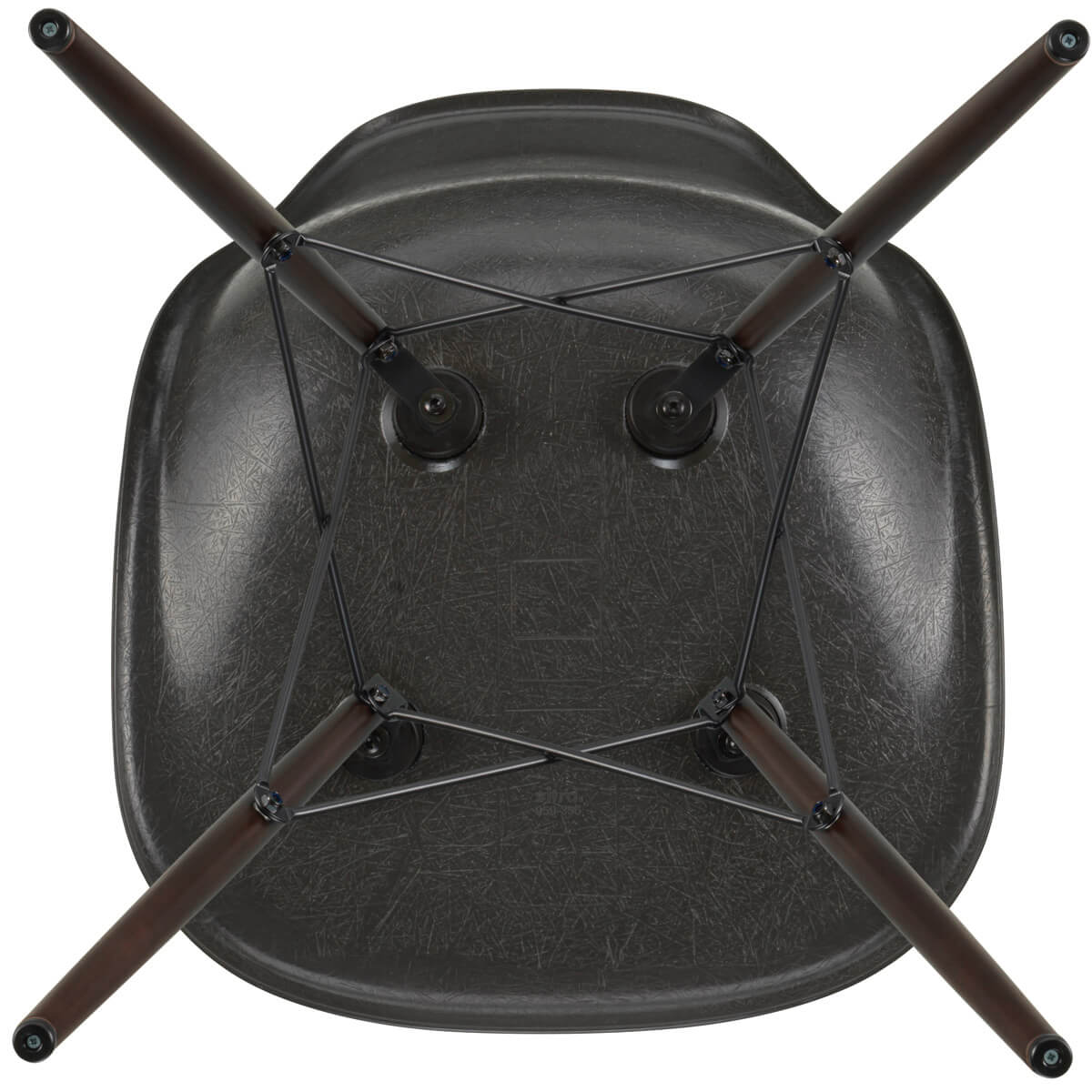 Silla Eames Fiberglass Side Chair DSW Elephant Hide Arce oscuro - Vitra Silla Eames Fiberglass Side Chair DSW Elephant Hide Arce oscuro - Vitra