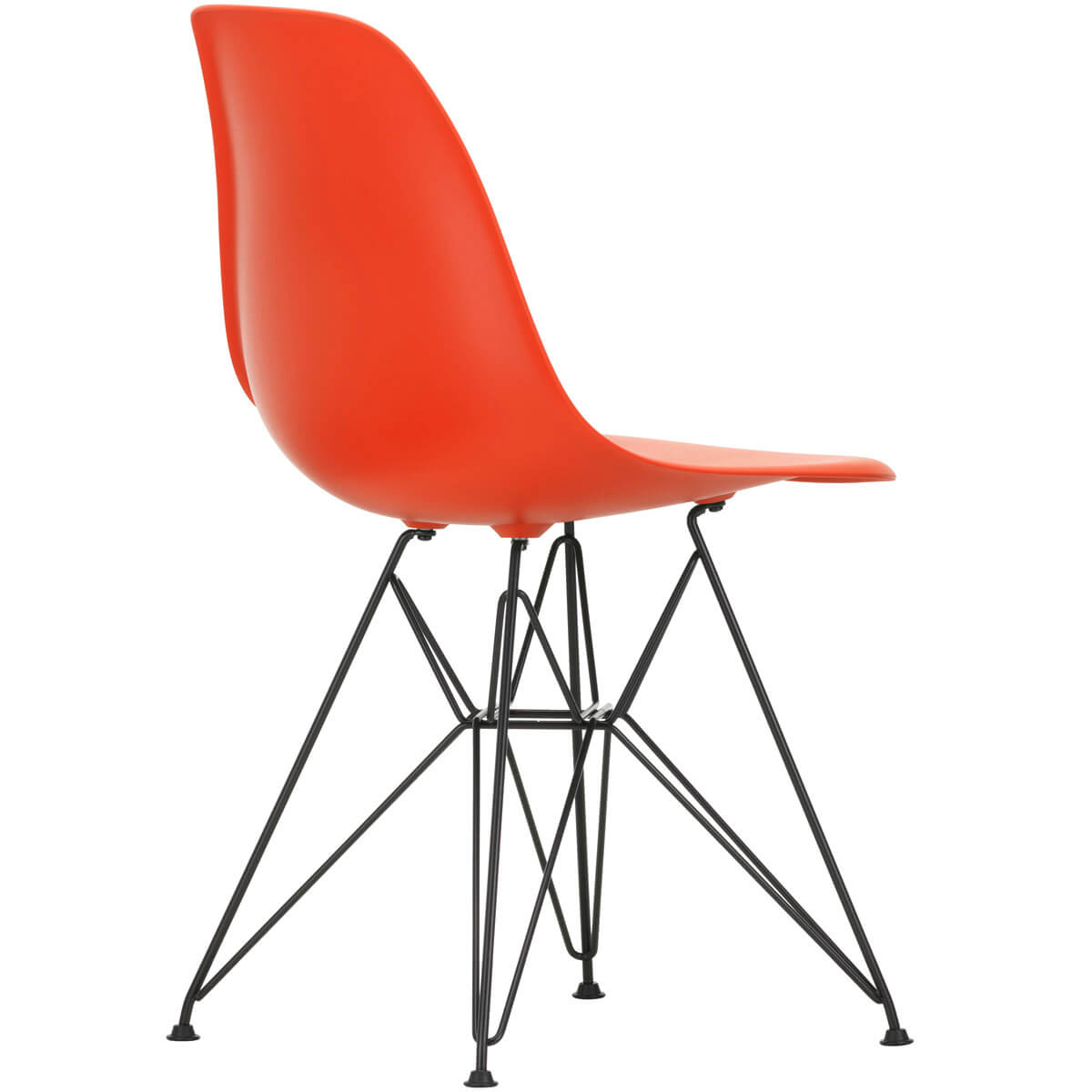 Silla Eames Plastic Chair DSR Rojo amapola - Vitra Silla Eames Plastic Chair DSR Rojo amapola - Vitra