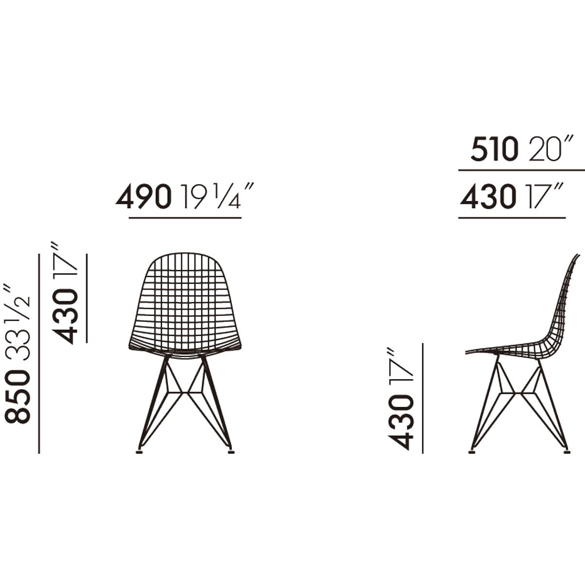 Wire Chair DKR - Vitra Wire Chair DKR - Vitra