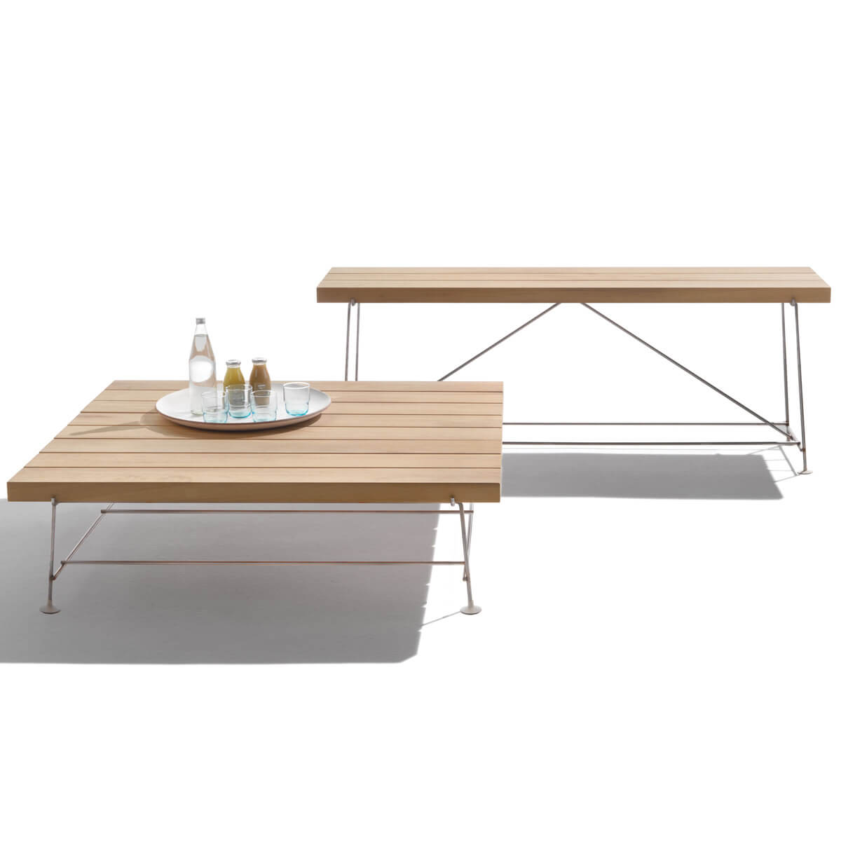 Mesa auxiliar Any Day Outdoor iroko - Flexform Outdoor Mesa auxiliar Any Day Outdoor iroko - Flexform Outdoor