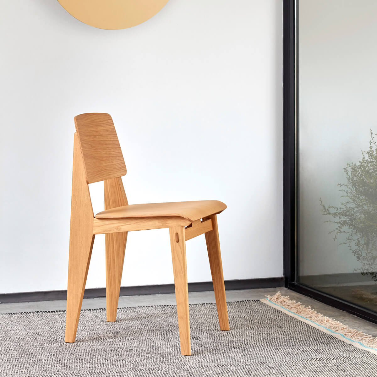 Silla Chaise Tout Bois Roble de Jean Prouvé - Vitra