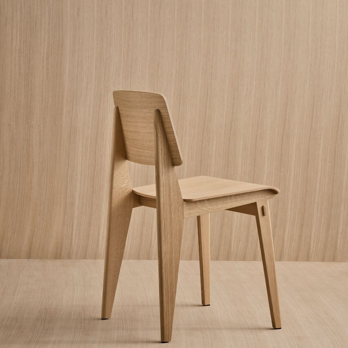 Silla Chaise Tout Bois Roble de Jean Prouvé - Vitra