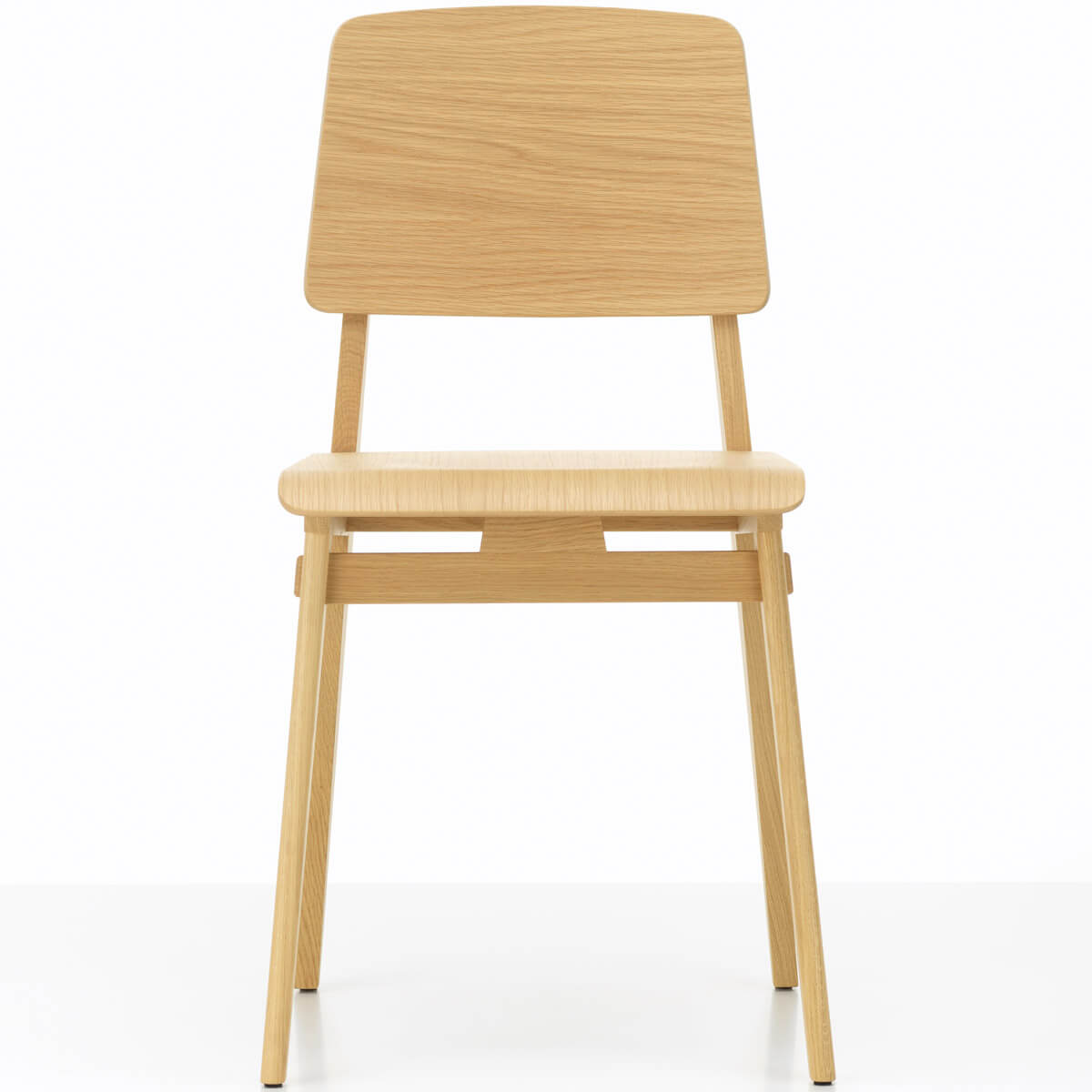 Silla Chaise Tout Bois Roble de Jean Prouvé - Vitra
