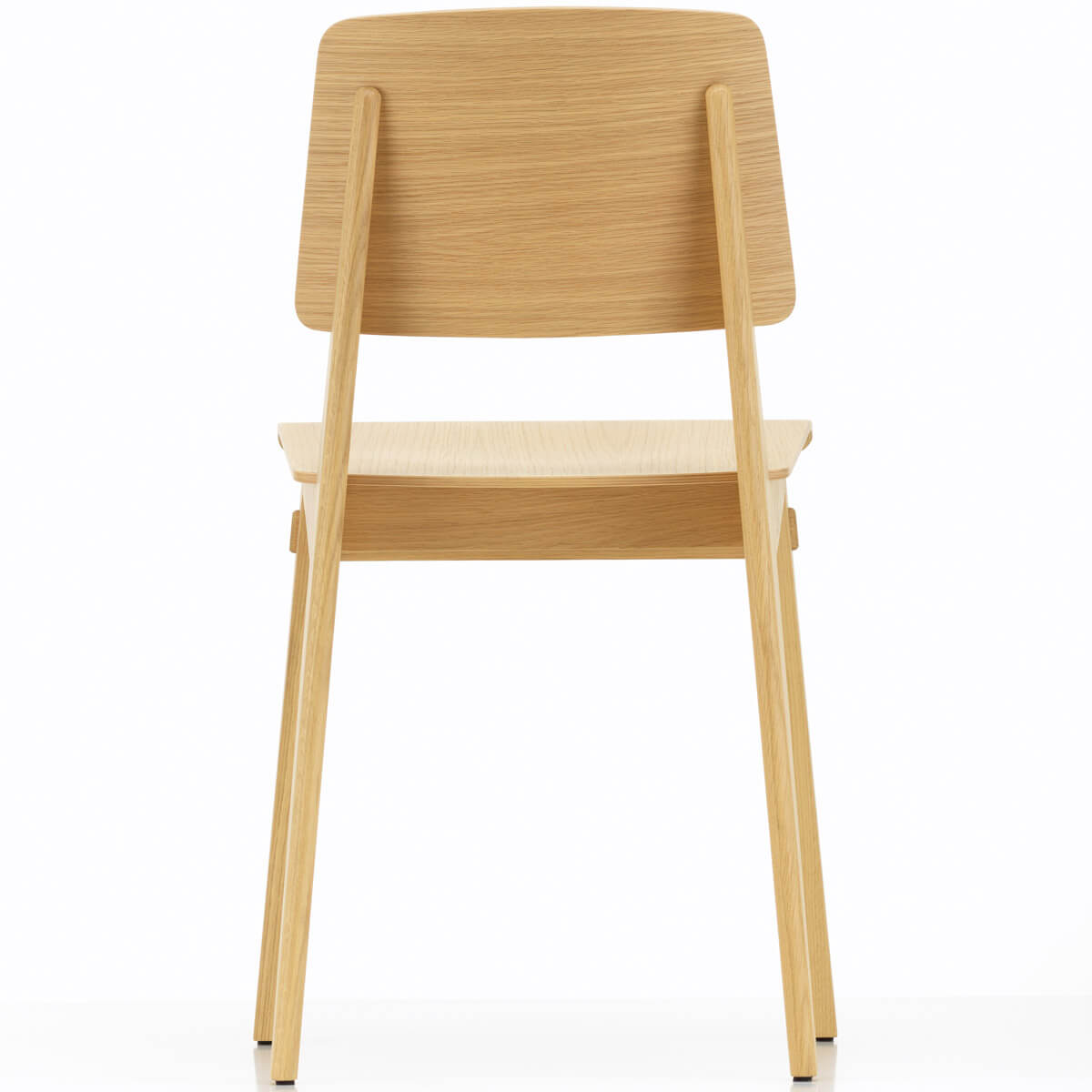 Silla Chaise Tout Bois Roble de Jean Prouvé - Vitra