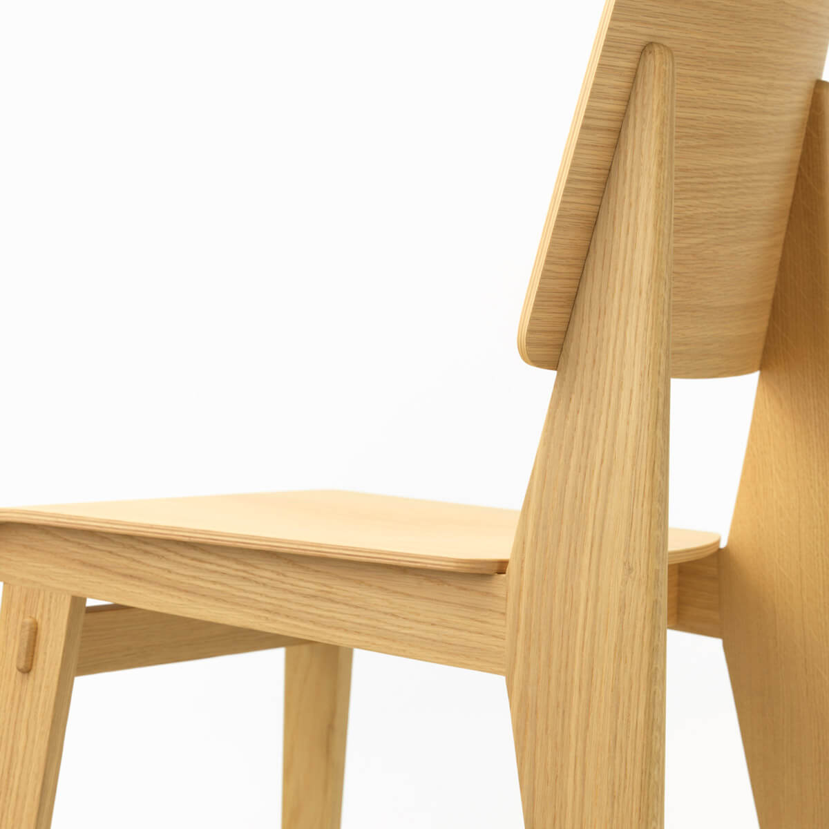 Silla Chaise Tout Bois Roble de Jean Prouvé - Vitra