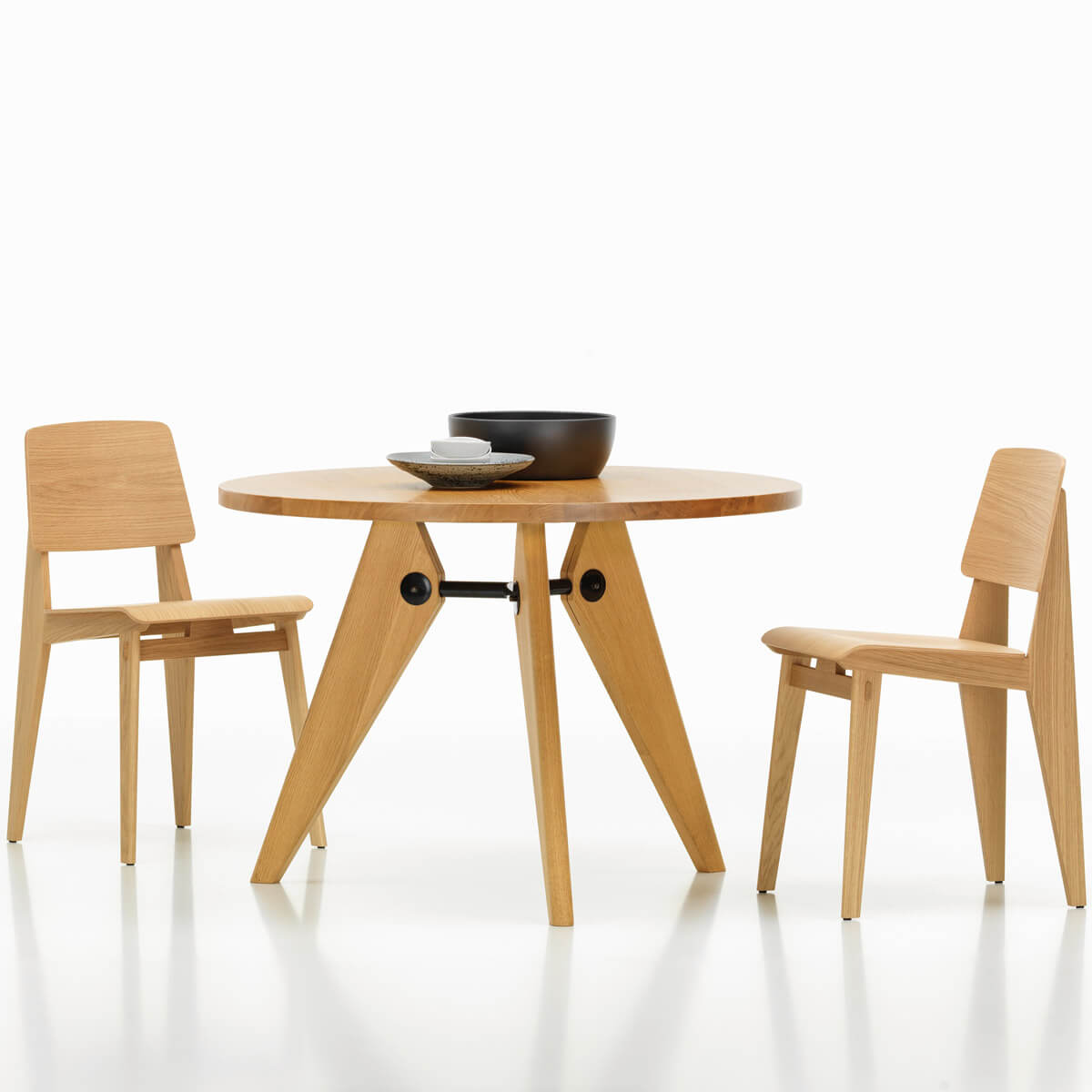 Silla Chaise Tout Bois Roble de Jean Prouvé - Vitra