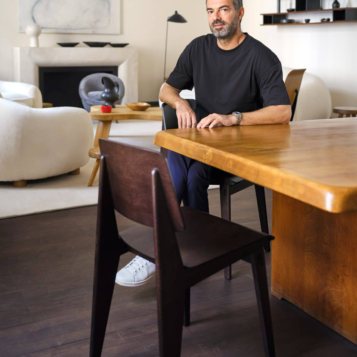 Silla Chaise Tout Bois Roble oscuro - Vitra Silla Chaise Tout Bois Roble oscuro - Vitra