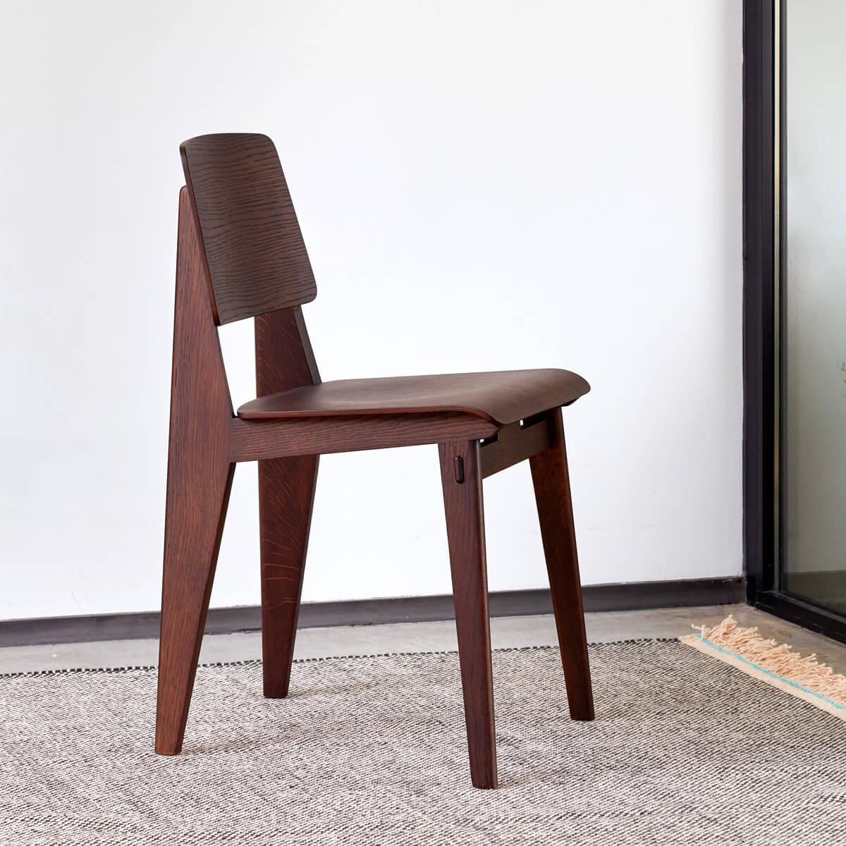 Silla Chaise Tout Bois Roble oscuro - Vitra Silla Chaise Tout Bois Roble oscuro - Vitra