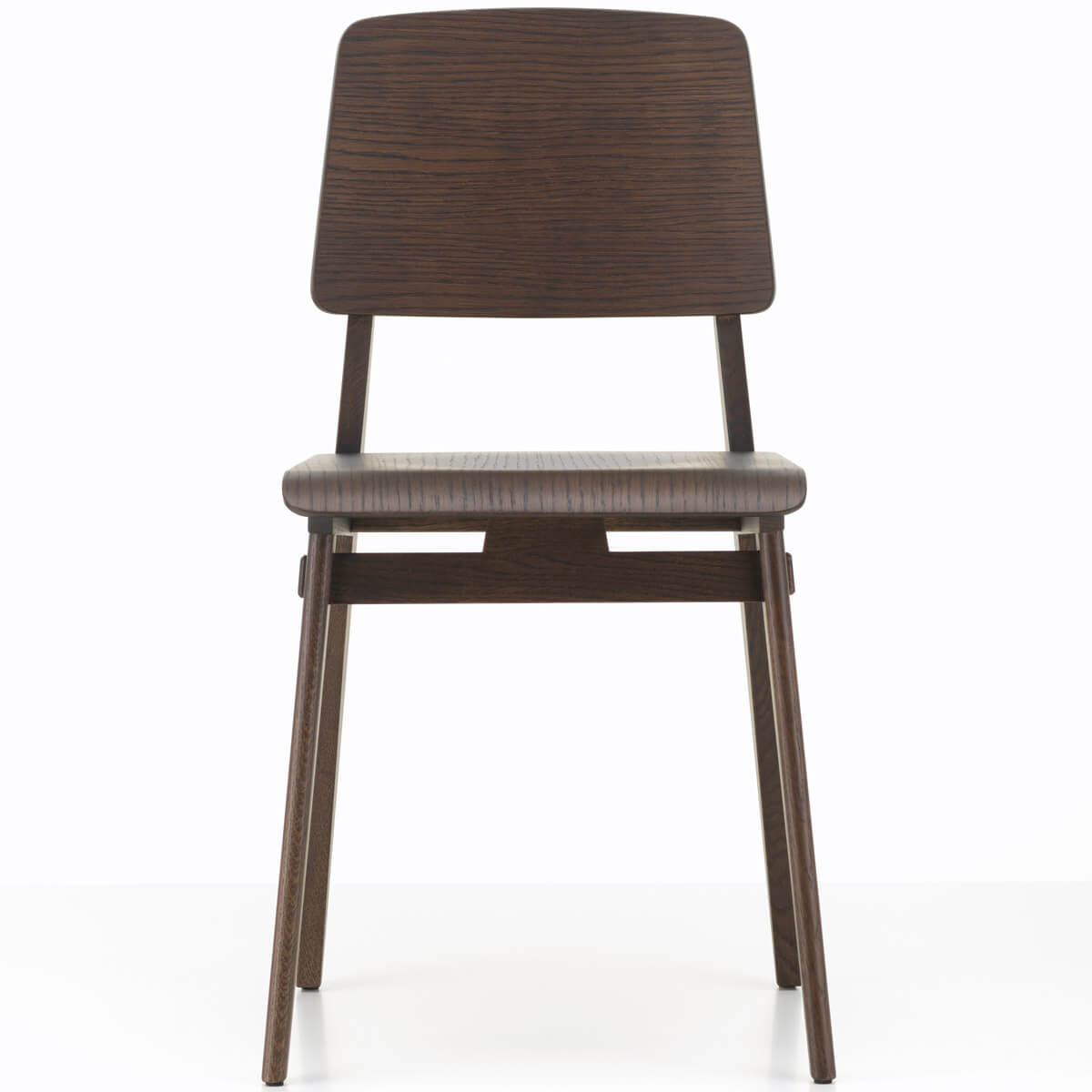 Silla Chaise Tout Bois Roble oscuro - Vitra Silla Chaise Tout Bois Roble oscuro - Vitra