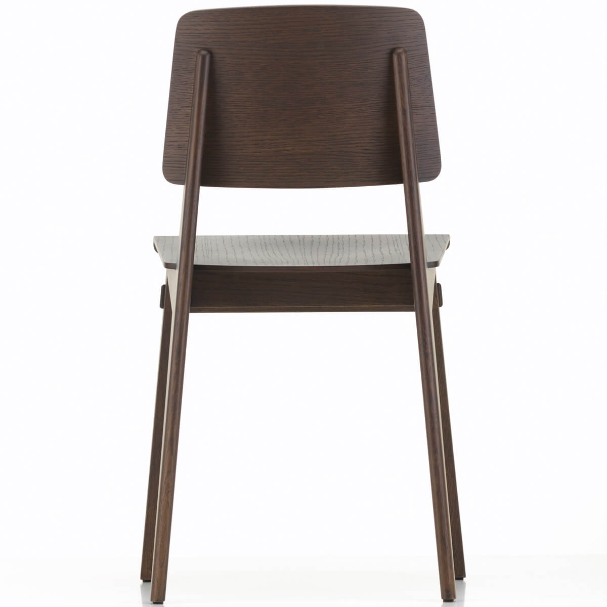 Silla Chaise Tout Bois Roble oscuro - Vitra Silla Chaise Tout Bois Roble oscuro - Vitra