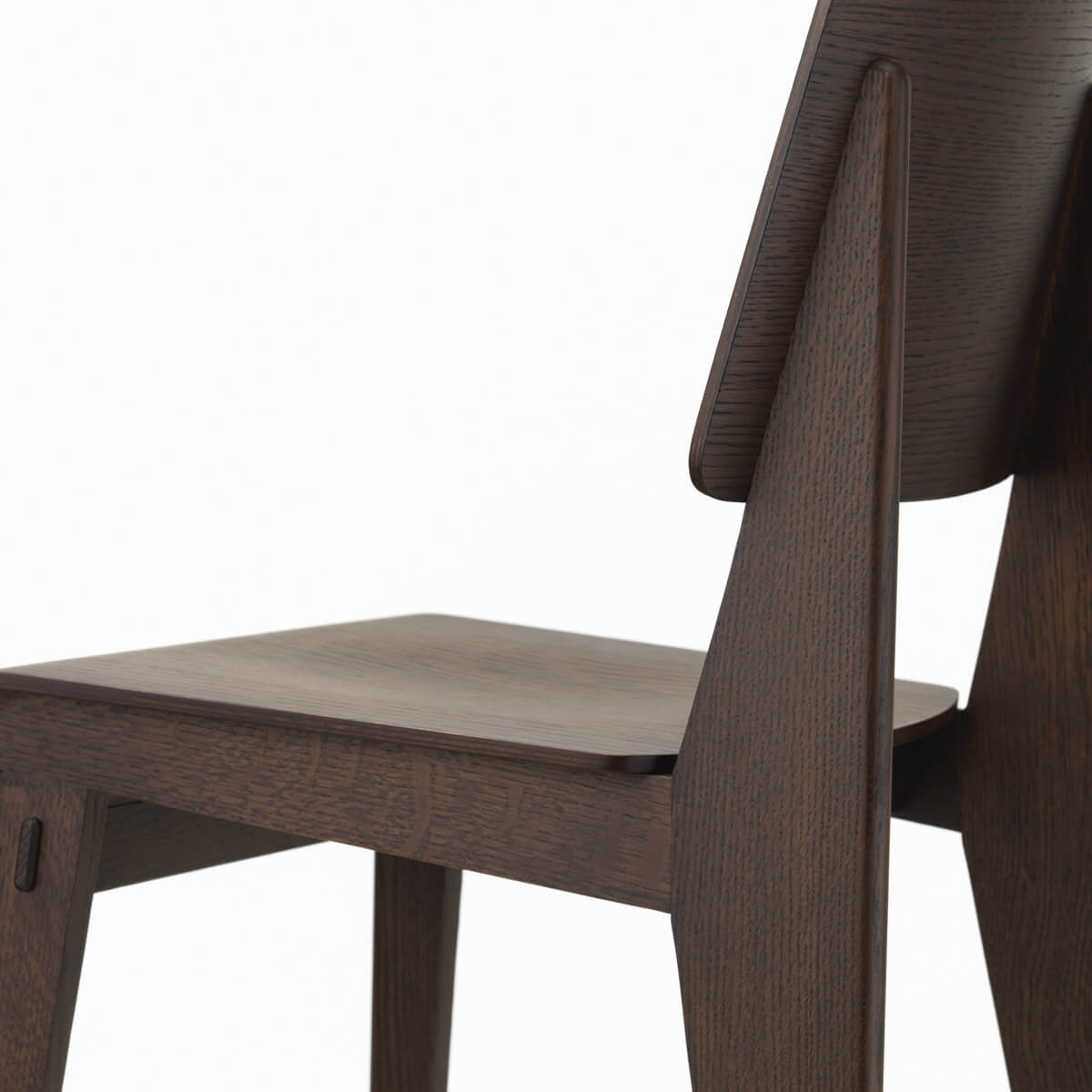 Silla Chaise Tout Bois Roble oscuro - Vitra Silla Chaise Tout Bois Roble oscuro - Vitra