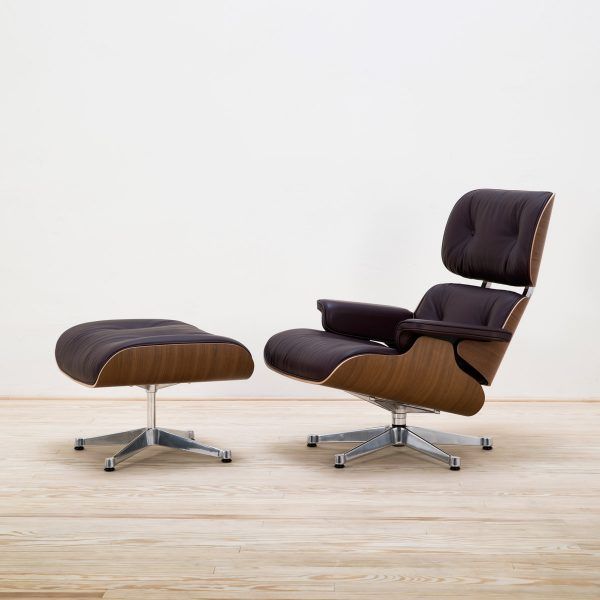 Lounge Chair & Ottoman Nogal/Ciruela - Vitra (copia)