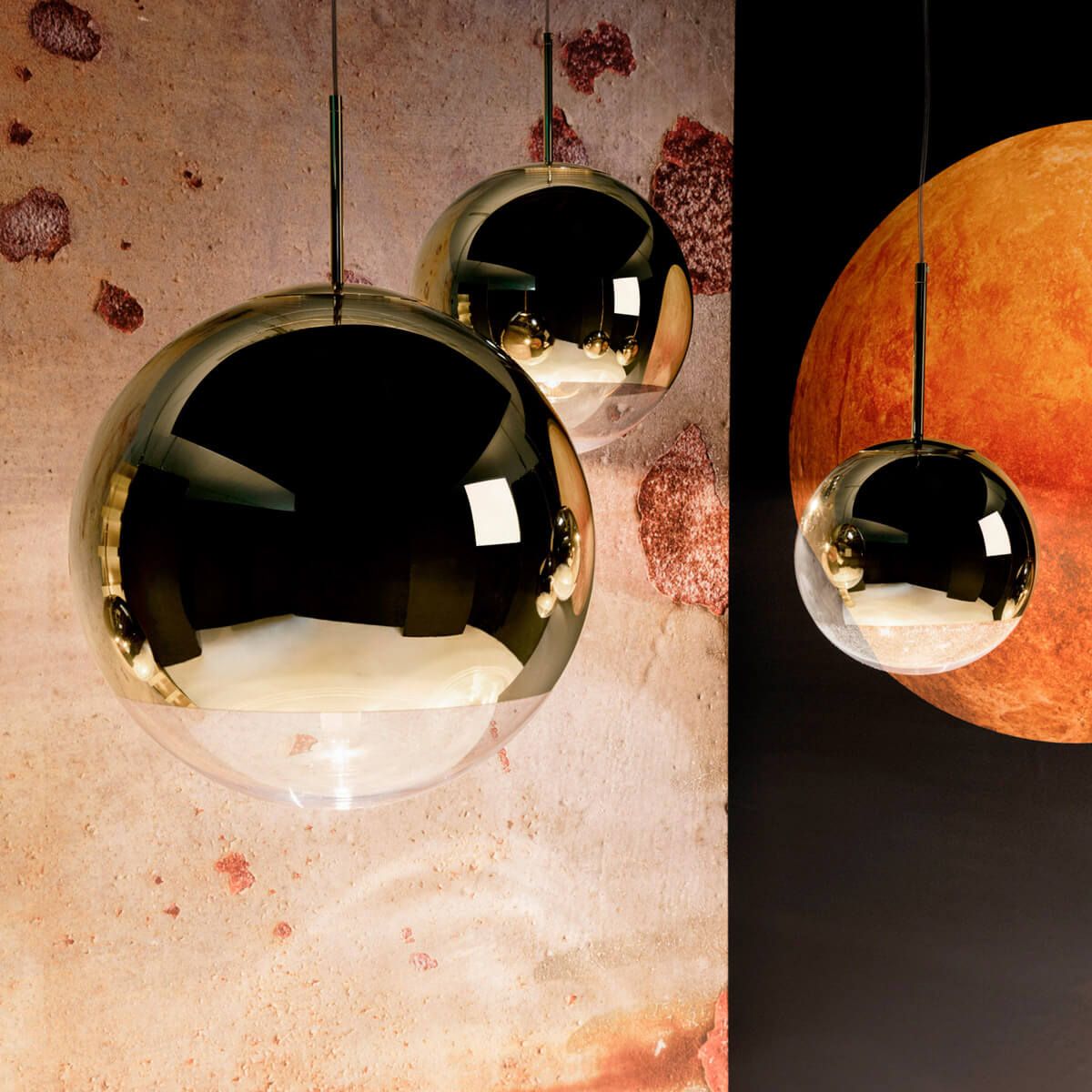 Lámpara Mirror Ball Oro - Tom Dixon Lámpara Mirror Ball Oro - Tom Dixon