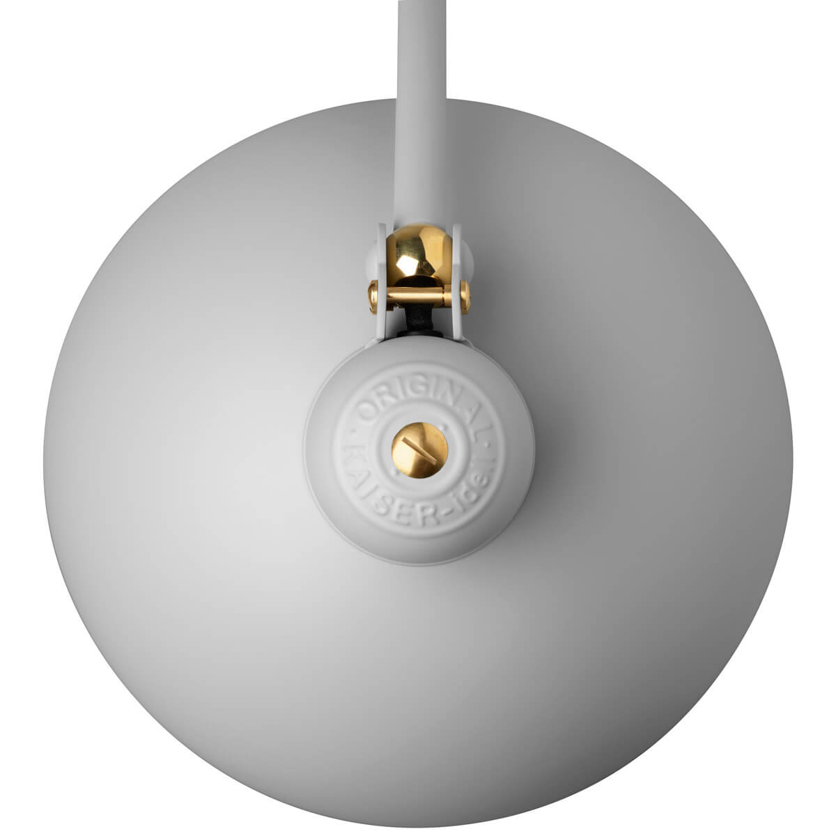 Lámpara Kaiser Idell 6631 Luxus Gris/Latón – Fritz Hansen