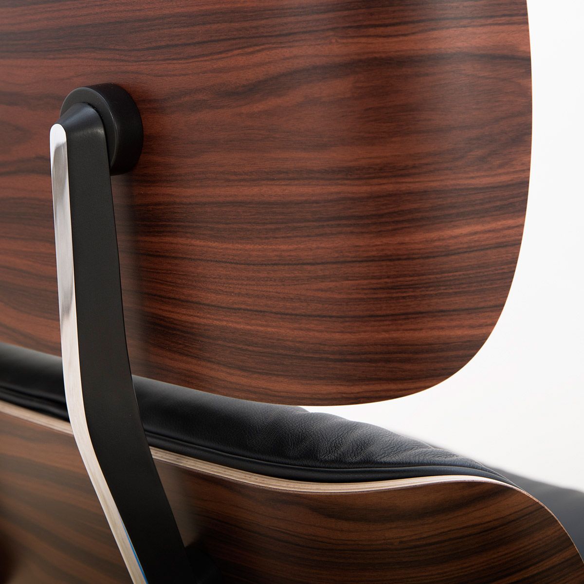 Lounge Chair & Ottoman Palisando/Piel negra - Vitra Lounge Chair & Ottoman Palisando/Piel negra - Vitra