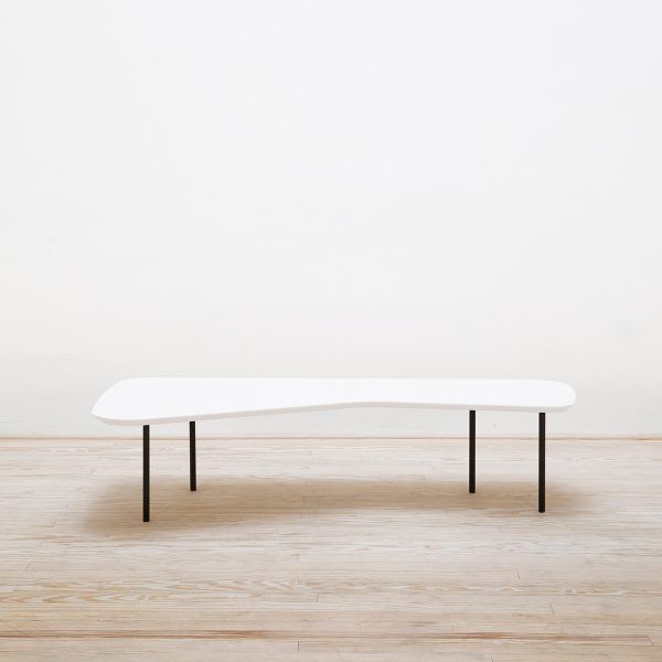 Mesa Coffee Table Girard Lacado blanco - Knoll