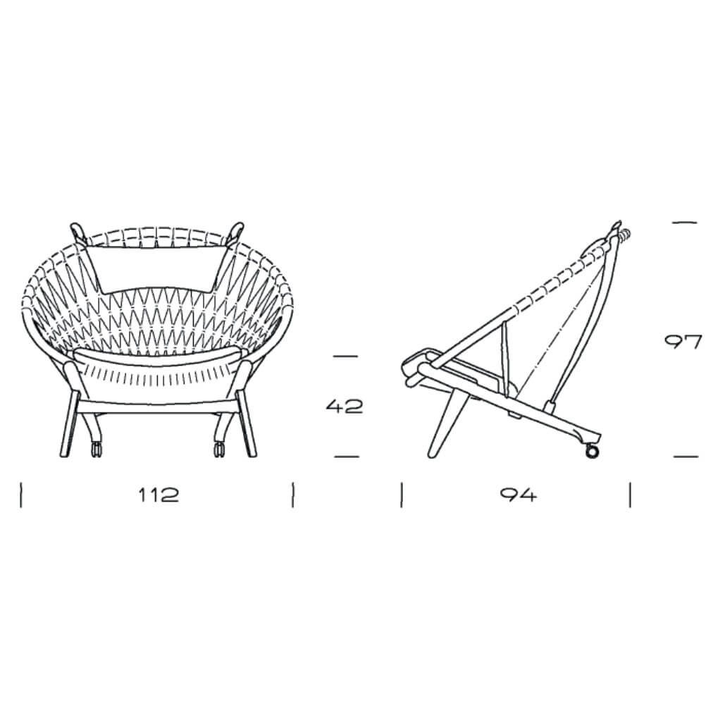 Butaca pp130 Circle Chair - PP Møbler