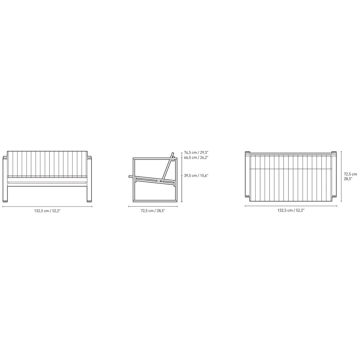 Sofá BK12 - Carl Hansen