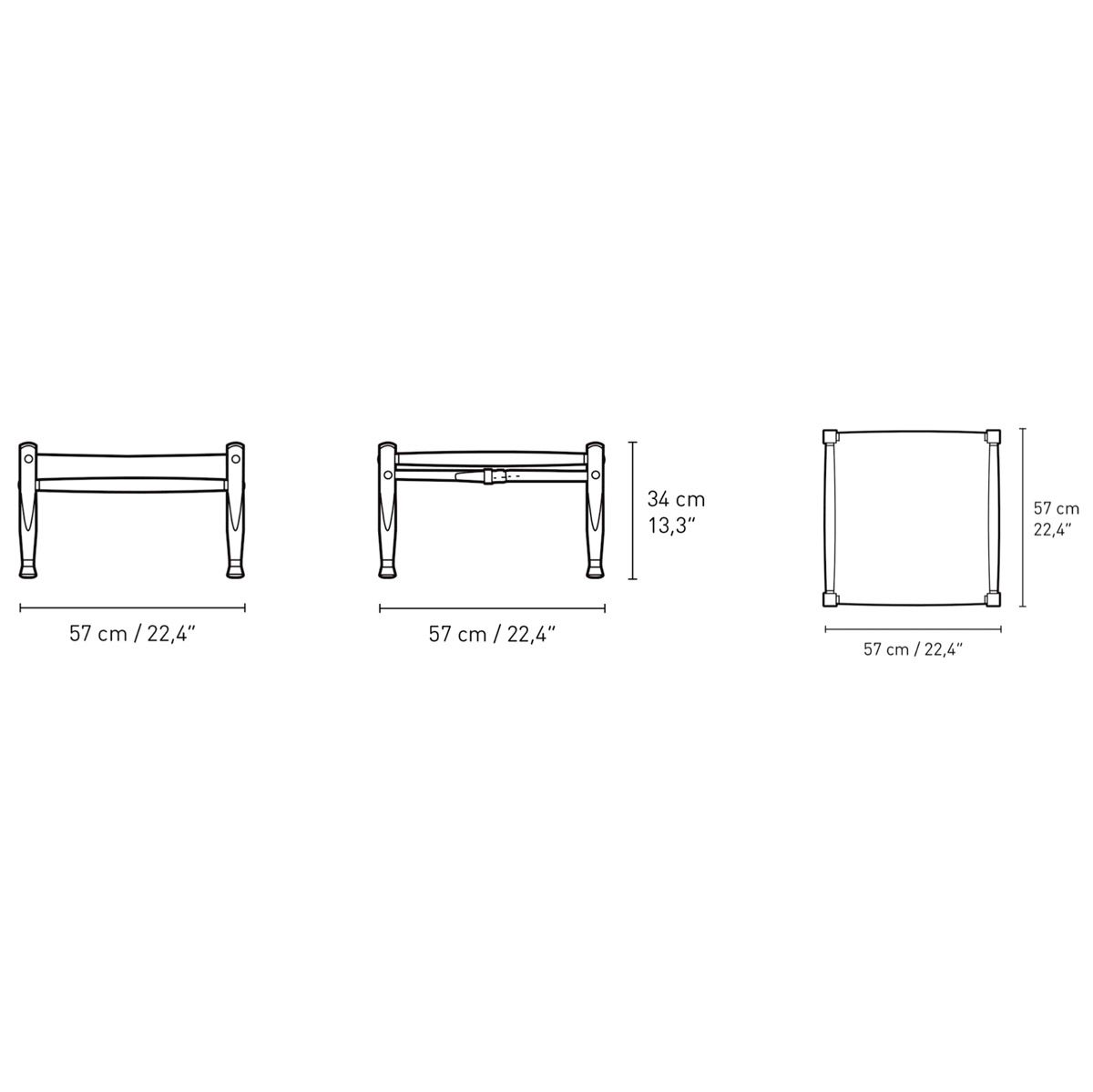 Taburete KK97170 Safari Stool - Car Hansen Taburete KK97170 Safari Stool - Car Hansen